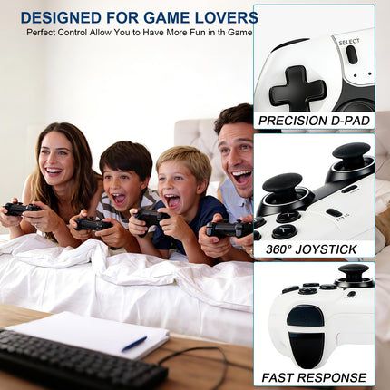 2026 New Retro Gaming Console, Retro Gaming Stick with 40,000+ Classic Game and 23 Game Emulators, Plug & Play 4K HDMI Output Game Console Stick with Dual 2.4G Controllers (128GB) for Christmas gifts