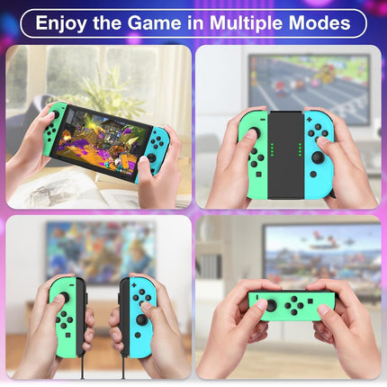XAVOMEDINAL Switch Controller for Nintendo Switch Controller, Switch Controller Replacement Accessories with Double Vibration/Wake-Up/Motion Control/Screenshot