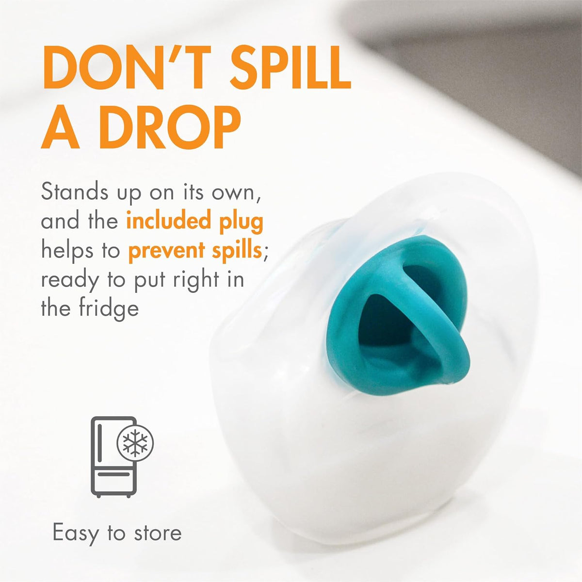 Silicone Manual Breast Pump - Passive Milk Collector - Hands Free Breast Pump for Nursing  - photo 3