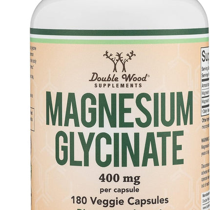 Magnesium Glycinate dietary supplement for deep sleep and muscle relaxation support