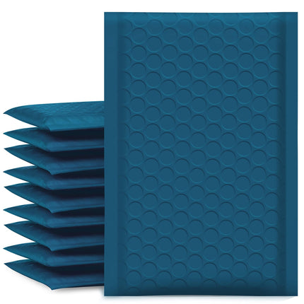 Sobres acolchados con burbujas 4x8" negros, paquete de 50, tamaño útil 4x7" sobres acolchados
