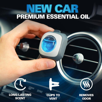New Car Scent Car Air Freshener Vent Clips, 6 Count - photo 2