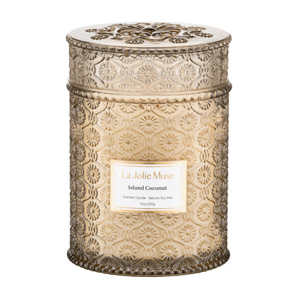 Eucalyptus Sage Fresh Scented Candles for Home, 19 oz Soy Wax