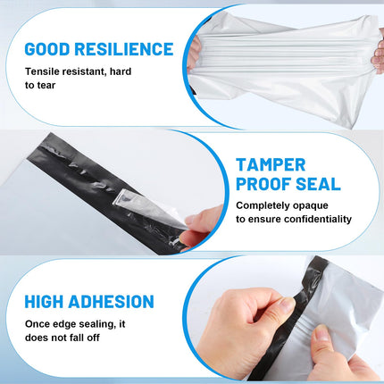 Poly Mailers 10x13 Inch 50 Pcs, Large Shipping Bags for Clothing