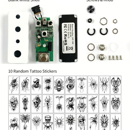 DIY Analog Fuzz Pedal Kit – Create Your Own Germanium Fuzz Effect, Custom Paint/Sticker Ready, Self-Assembly (Screws & Knob), True Bypass