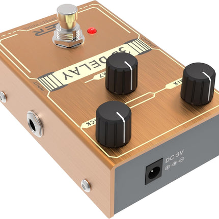 3D DELAY,Guitar Pedal,Electric Guitar Effects Pedal for Guitars and Bass Effect Pedals Mini Single Type DC 9V True Bypass