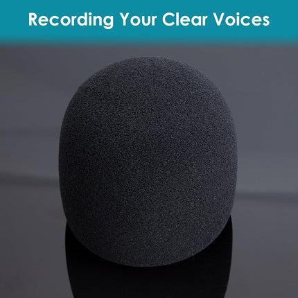 YOUSHARES 2PCS Blue Yeti Pop Filter for Blue Yeti Microphone, Yeti Foam Windscreen with Dead Cat Blue Yeti Mic Cover for Yeti Mic and Blue Yeti Pro USB Microphone