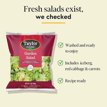 Taylor Farms Classic Garden Salad 12oz