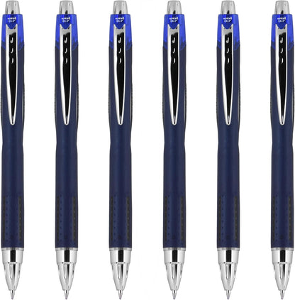 Ballpoint Pen, Fine Point (0.7mm), Blue Ink. 6 Pens