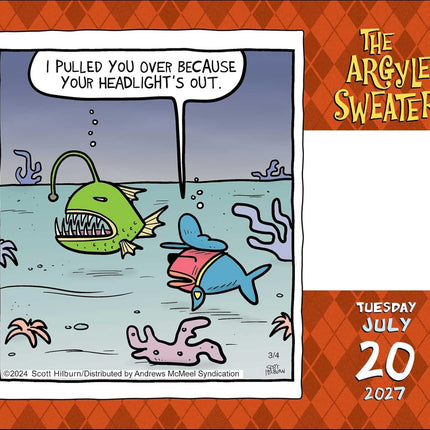 The Argyle Sweater 2027 Day-to-Day Calendar