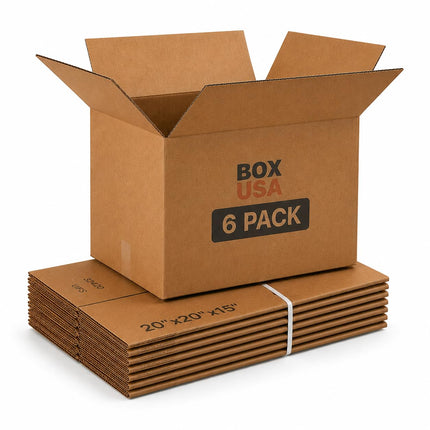 Cajas de mudanza resisten 65lbs, 18"L x 14"W x 12"H (paquete de 10) medianas - caja de cartón corrugado para envío, correo, empaque, embalaje y almacenamiento