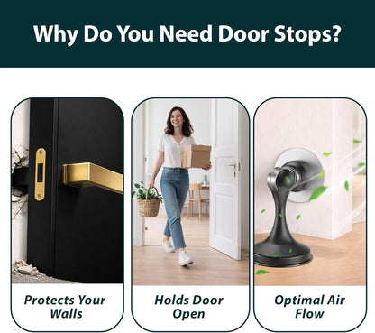 Magnetic Door Stopper, Scratch Free Magnetic Door Catch for - photo 5