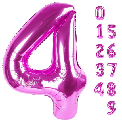 Number Balloons 5 Balloon Blue Birthday Decorations for Men Party, 40 Inch