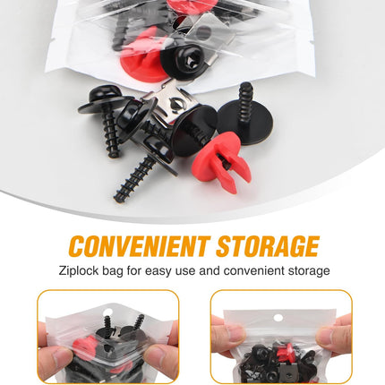 GOOACC 10 Sets Engine Splash Shield Guard Undertray Cover Screws Bolt Nut Clip Torx Pan Head SEMS Tapping Screw for Ford W702413-S450B W702438-S300 Lincoln Continenta