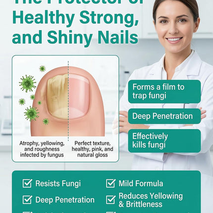 BEAUTIFUL HYDRATION Nail Fungus Pen, 2026 New Toenail Fungus Pen with 25% Undecylenic Acid and Tea Tree Oil, Extra Strength Nail Repair for Damaged Nails, Fungal Nail Treatment for Nail Care