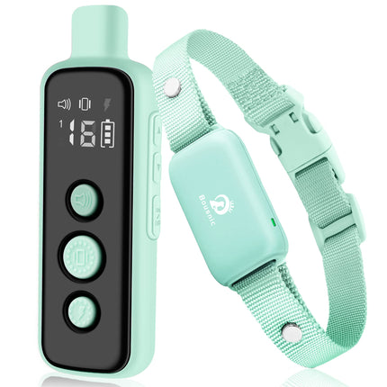 Shock Collar for Dogs - Waterproof Rechargeable Dog Electric Training Collar with Remote for Small Medium Large Dogs with Beep, Vibration, Safe Shock Modes (8-120 Lbs) (Grey)