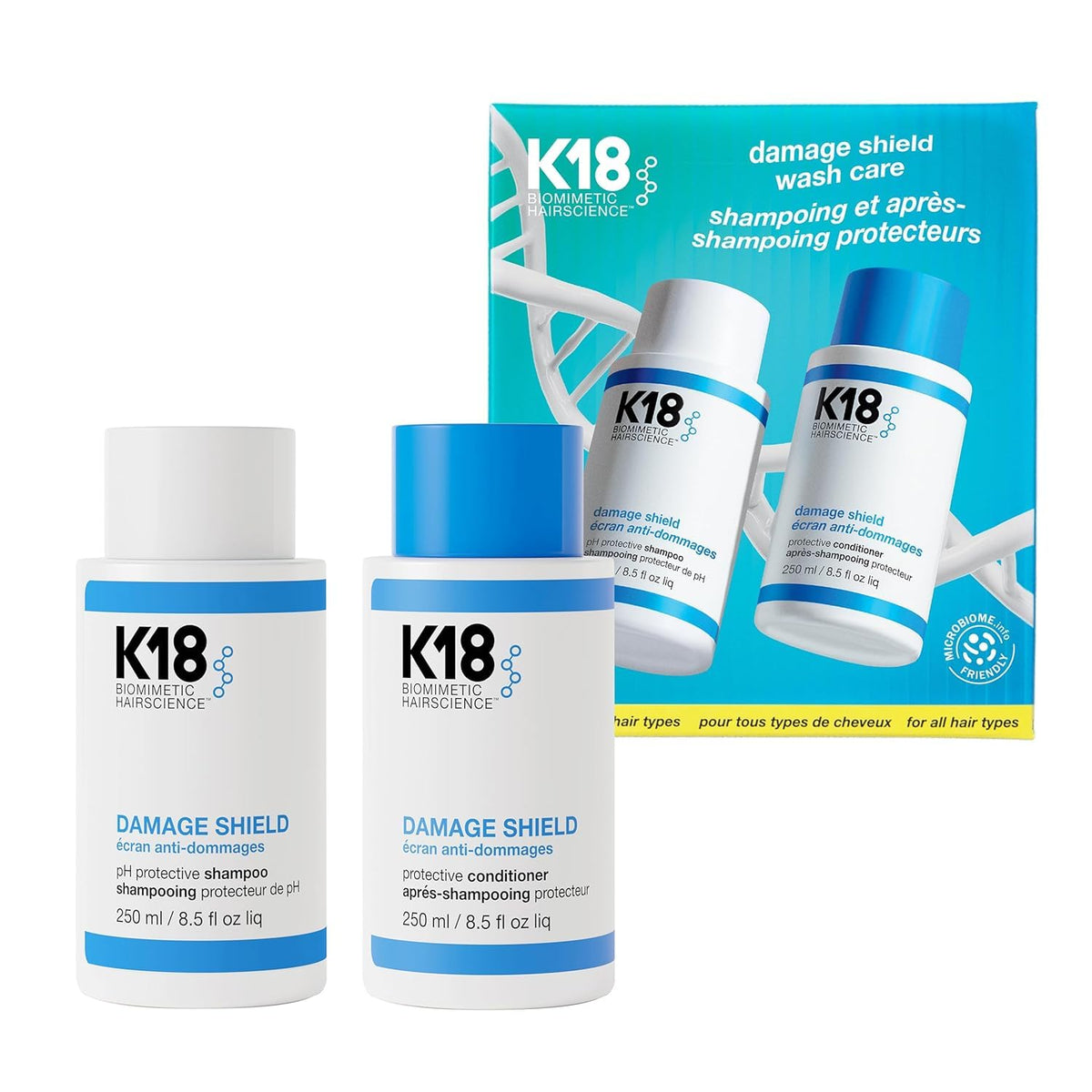 Wash Care Set | Full-Size Color-Safe Protective Shampoo + Conditioner