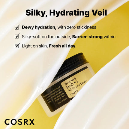 COSRX Snail 92 Cream packaging detail