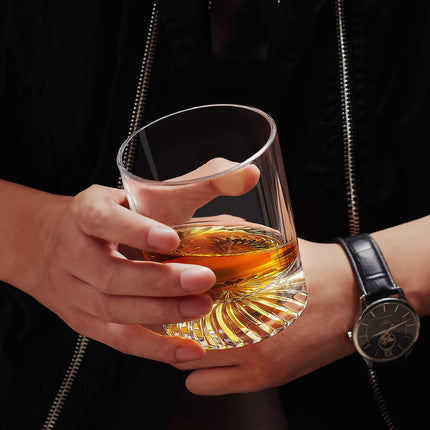 Whiskey Glasses Old Fashioned Glasses Set of 4 12oz Rocks Glasses Gift for Men Women Drinking Bourbon Scotch Cocktails Rum Cognac