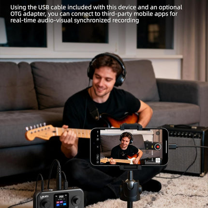 Portable Multi Effects Guitar Pedal with 6 Modules, 60+ Built-In Effects,20 Amp Modeling & Ir Loading, 80 Tone Preset Slots, Otg Usb Audio Interface & Bluetooth for Practice Recording