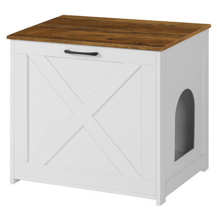 Cat Litter Box Enclosure, Hidden Litter Box Furniture, 23.6 Inches