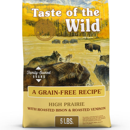 Taste of the Wild, Dry Dog Food High Prairie Canine Formula with Roasted Bison and Venison, 80 Ounce