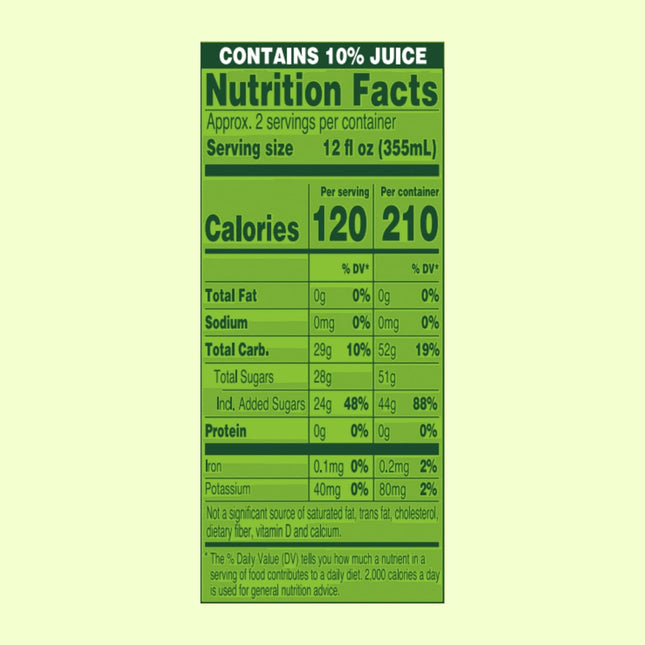 Apple Lime Rickey Sparkling Soda - Big