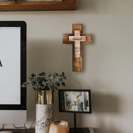 Wall Wooden Christians Cross Spiritual Religious Cross Gifts