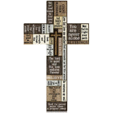Rustic Wooden Cross Wall Decor 14 Inch Christian Cross Wall Art Sign