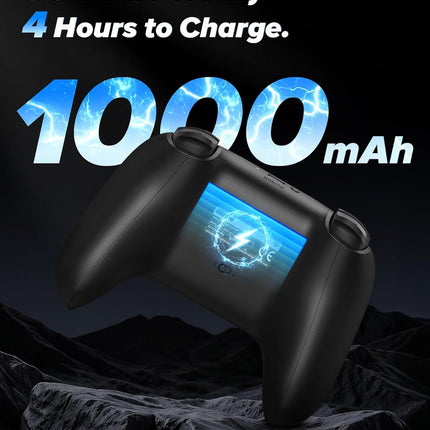 8Bitdo 64 Bluetooth Controller for Analogue 3D, Switch, Switch 2, Windows PC, and Android (Black)