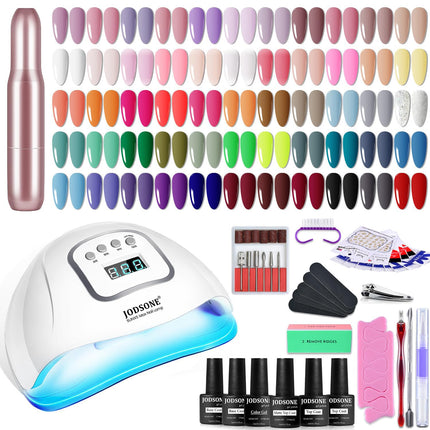 36 PCS Gel Nail Polish Set-32 Colors Gel Polish Kit Base Coat Glossy Matte and Glitter Top Coat Nail - photo 10
