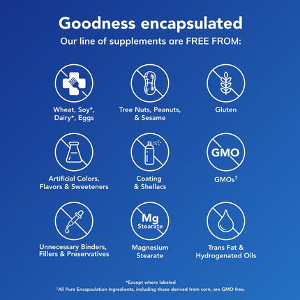 Pure Encapsulations Magnesium Glycinate hypoallergenic capsules for sleep and stress relief