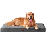 Orthopedic Dog Bed Large with Removable Washable Cover, 41IN Grey