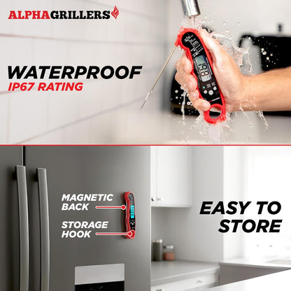 Alpha Grillers Thermometer features
