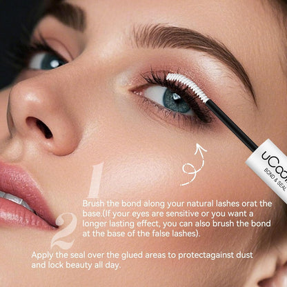 Lash Bond and Seal Waterproof 10ML for Lash Clusters 144Hours SuperStrong Long-Lasting Non-Irritating - photo 4
