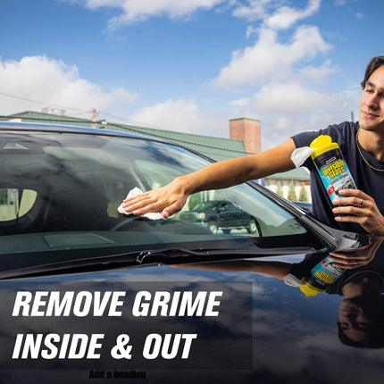 Invisible Glass 99611 3-Piece Auto Glass Cleaning Kit Includes Premium Glass Cleaner Spray, Wipes and (1) Microfiber Towel for Streak-Free Auto Glass Windows, Windshields & Mirrors