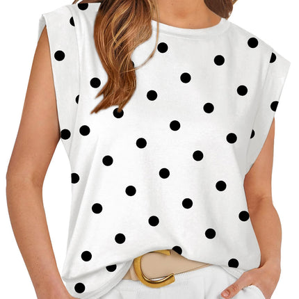 Cap Sleeve Tops for Women Summer Top Basic Tee Shirts Business Casual Tank Loose Fit 2026 Fashion