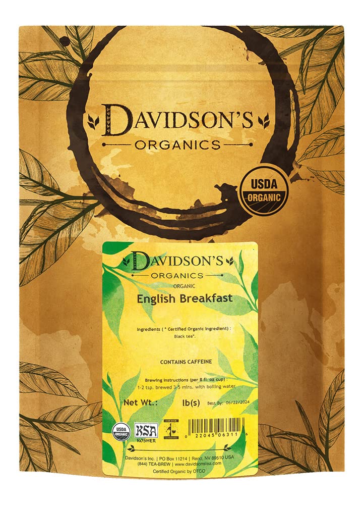 English Breakfast Loose Leaf Black Tea, 16-Ounce Bag