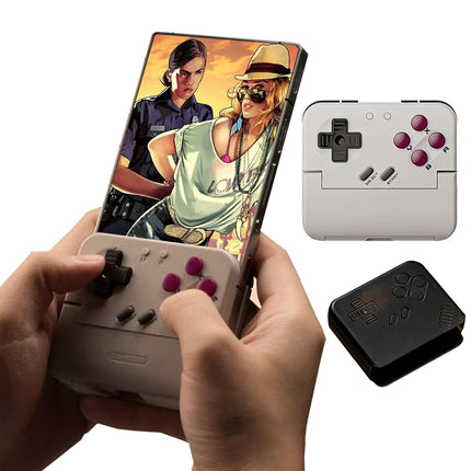Wireless BT Mini Taco Game Controller,Retro Pocket Portable Gamepad,Type-C Rechargeable Compact Controller for Mobile Gaming