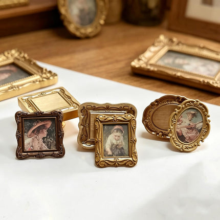 Embossed Frame Wax Seal Stamp Set – 3 Pcs Vintage Collection with Solid Brass Heads & Wooden Handle – Elegant Border Design for Wedding Invitations, Envelopes & DIY Crafts