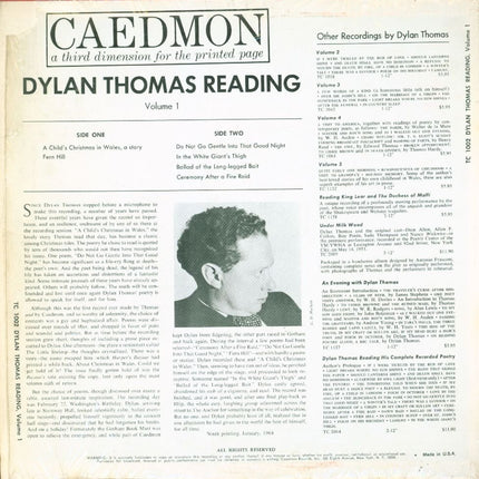 Dylan Thomas Reading A Child's Christmas in Wales and Five Poems Volume 1