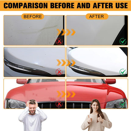 2Pcs Car Scratch Remover Wax, Universal Premium Polishing Compound for Deep Scratches, with two Sponge, Scratch Removal Wax(120 ML)
