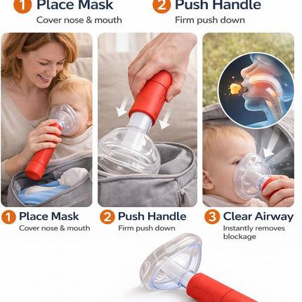 Heimlich Assistant Choking Rescue Device Bag for Emergency Situation Holder for Rescue Device Kits F16