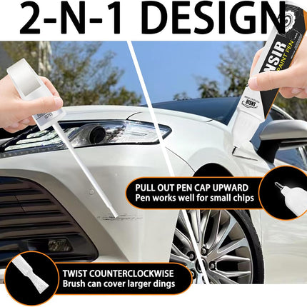 Car Touch up Paint(070 Blizzard Pearl Tricoat) Compatible with Toyota, Car Paint Pen Scratch Repair Two-In-One Touch Up Paint, Premium Car Scratch Remover for Deep Scratches
