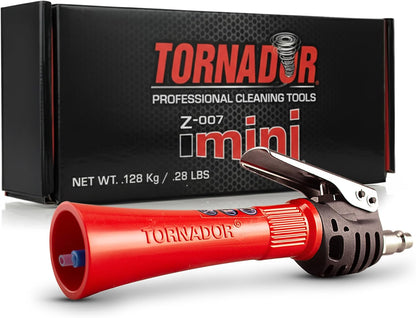 Mini | Compact High-Pressure Car Cleaning Tool | Ergonomic Design Speeds Up Interior Detailing | Works with Air