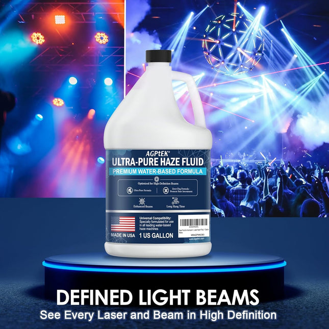 Water-Based Haze Fluid for Stage Effects - 1 Gallon