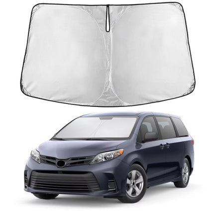 Car Front Windshield Sun Shade, Foldable Window Shade for SUVs