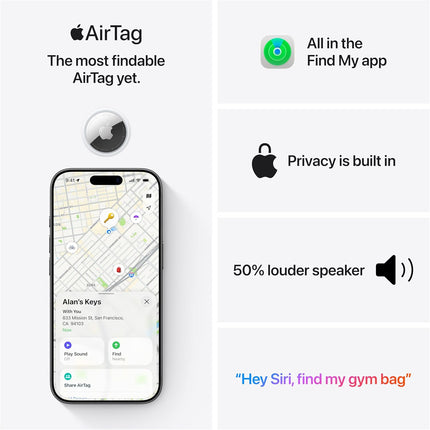 Apple AirTag 2nd Generation - keychain