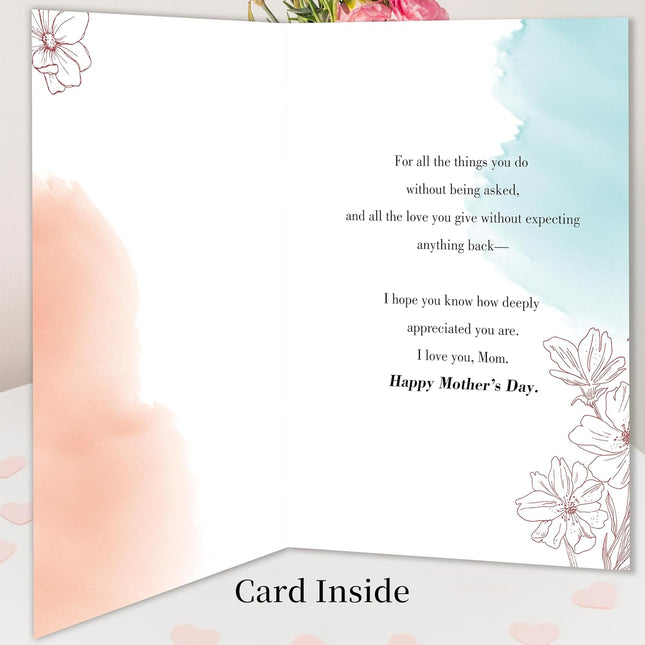 Mothers Day Card,Happy Mothers Day Cards for Mom from Daughter