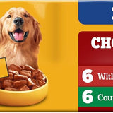 Wet Dog Food, Choice Cuts Adult Canned Dog Food, Beef & Country Stew Multipack, 13.2 oz. Cans (12 Count, Pack of 1)